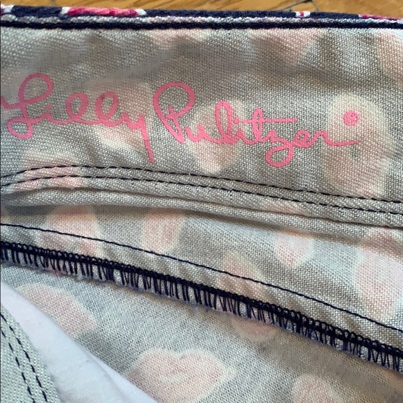 Lily Pulitzer size 4 lip print worth skinny jean - Picture 6 of 8